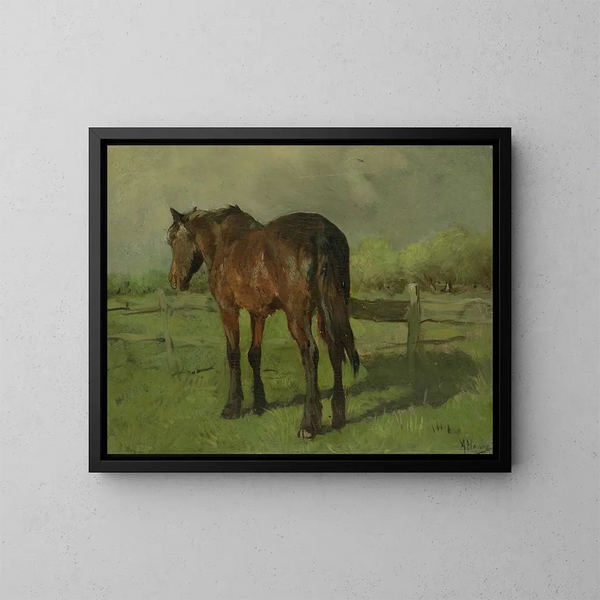Cavallo - Anton Mauve — quadro incorniciato alla parete