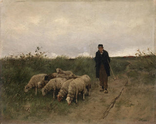 Pastori e pecore - Anton Mauve — vista dell’opera