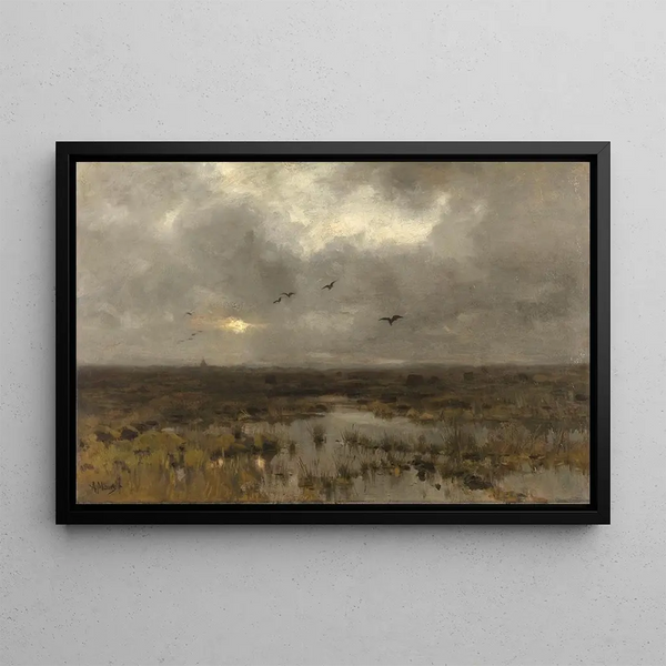 Le Marais - Anton Mauve — quadro incorniciato alla parete