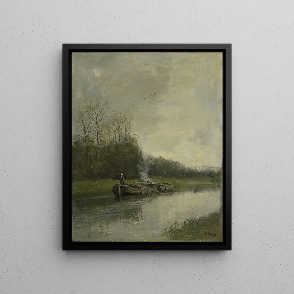 Chemin de halage - Anton Mauve — quadro incorniciato alla parete