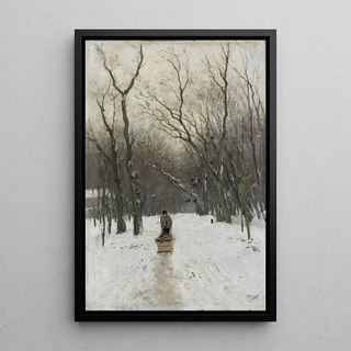 Anton Mauve - Winter in the Scheveningen Woods.webp