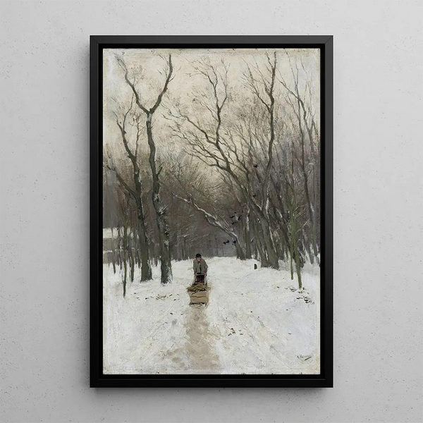 Anton Mauve - Winter in the Scheveningen Woods.webp