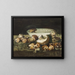 Funghi di pietra - Anton Müller-Wischin — quadro incorniciato alla parete