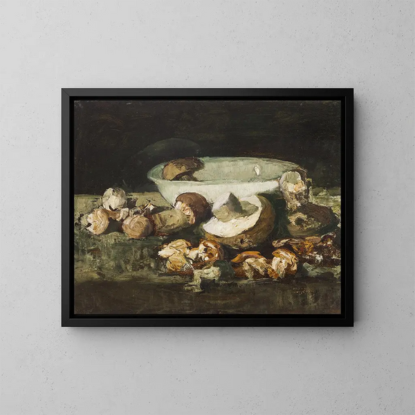 Funghi di pietra - Anton Müller-Wischin — quadro incorniciato alla parete