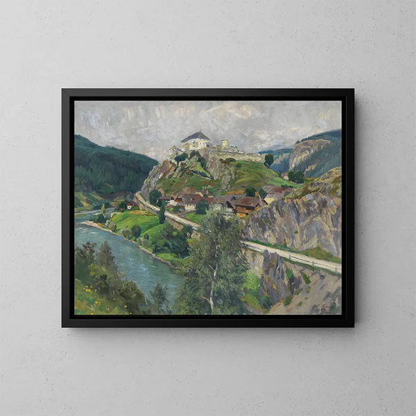 Il castello del sole - Anton Nowak — quadro incorniciato alla parete