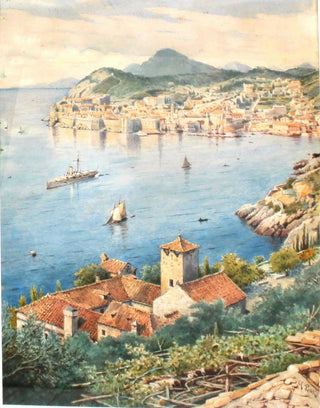 Anton Perko - A View Of Dubrovnik.webp
