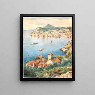 Anton Perko - A View Of Dubrovnik.webp