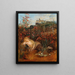 Una ninfa di Kamptal sotto una siepe di rose - Anton Romako — quadro incorniciato alla parete