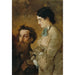 Riproduzione del dipinto Lo scultore Reinhold Begas con sua moglie Margarethe - Anton Romako