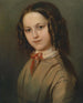 Ritratto d'infanzia di Mélanie Deinhardstein - Anton Romako — vista dell’opera