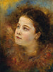 Ragazza con una fascia per capelli - Anton Romako — vista dell’opera