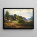 Vista di Bad Ischl - Anton Schiffer — quadro incorniciato alla parete