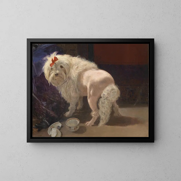 La coupe brisée - Anton Schrödl — quadro incorniciato alla parete