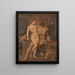 Hercule e Omfale - Anton von Gegenbaur — quadro incorniciato alla parete