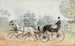 Un nobile gentiluomo in una carrozza di corte vicino a Weilburg e alle rovine di Rauheneck in Baden - Anton Zampis — vista dell’opera
