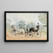 Un nobile gentiluomo in una carrozza di corte vicino a Weilburg e alle rovine di Rauheneck in Baden - Anton Zampis — quadro incorniciato alla parete
