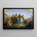 Moltiplicazione dei pani - Anton von Perger — quadro incorniciato alla parete