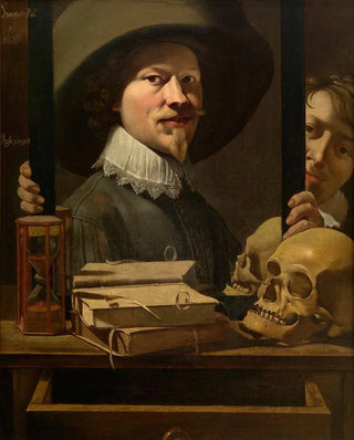 Antonie van Steenwinckel - Vanitas Portrait of the Painter.webp