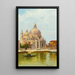 San Marco della Salute a Venezia - Antonietta Brandeis — quadro incorniciato alla parete