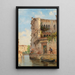 Venezia, Rio San Trovaso - Antonietta Brandeis — quadro incorniciato alla parete