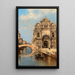 Venezia, vista del Campo Santi Giovanni e Paolo - Antonietta Brandeis — quadro incorniciato alla parete