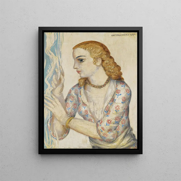Par la fenêtre - Antonín Procházka — quadro incorniciato alla parete