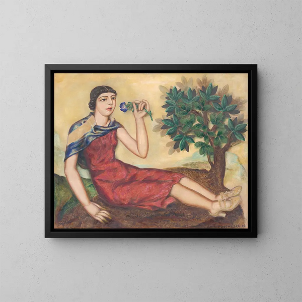 In primavera - Antonín Procházka — quadro incorniciato alla parete