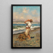 Il Pescatore - Antonino Leto — quadro incorniciato alla parete