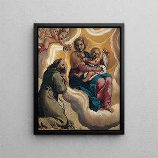 Antonio Carracci - Madonna with the Child and Saint Francis.webp