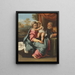 La Sainte Famille - Antonio Carracci — quadro incorniciato alla parete