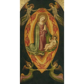 Antonio Di Maso - The Madonna and Child in a mandorla with angels and cherubim.webp