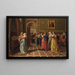 Bassanio che conquista il cuore di Portia, Il Mercante di Venezia - Antonio Ermolao Paoletti — quadro incorniciato alla parete