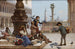Bambini che nutrono i piccioni a Venezia - Antonio Ermolao Paoletti — vista dell’opera