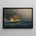 La Barque Vigilant - Antonio Jacobsen — quadro incorniciato alla parete