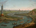 Un caprice con l'ambasciatore di Francia che si avvicina al palazzo del re di Siam in una barca di stato nell'ottobre 1685 - Antonio Joli — vista dell’opera