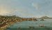 Napoli una vista della Riviera di Chiaia da nord-ovest con il Vesuvio in lontananza - Antonio Joli — vista dell’opera