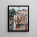 Gondole a Venezia - Antonio María de Reyna Manescau — quadro incorniciato alla parete