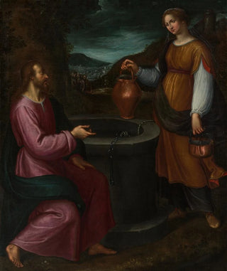 Antonio Mari - Christus und die Samariterin.webp