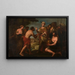 Una scena storica - Antonio Molinari — quadro incorniciato alla parete