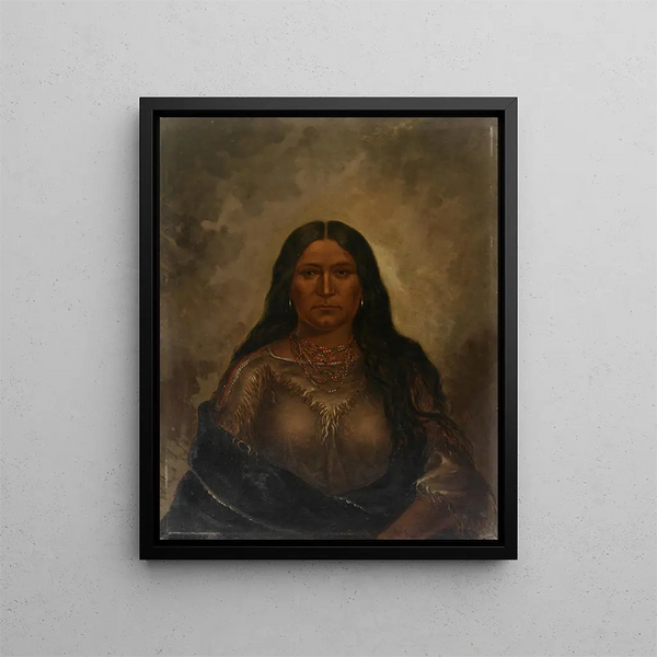 Chankuwashtemine, donna della buona strada - Antonio Zeno Shindler — quadro incorniciato alla parete