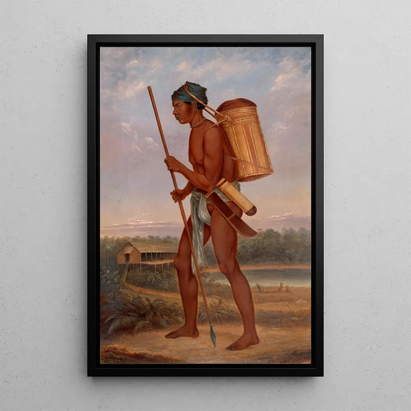 Uomo Diak - Antonio Zeno Shindler — quadro incorniciato alla parete