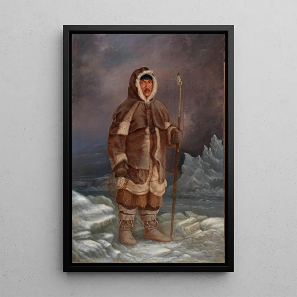Uomo Esquimale - Antonio Zeno Shindler — quadro incorniciato alla parete