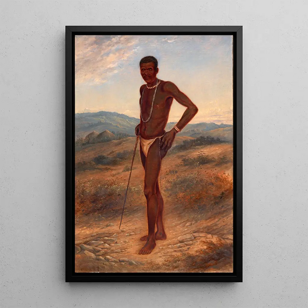 Riproduzione del dipinto Uomo Cafre - Antonio Zeno Shindler