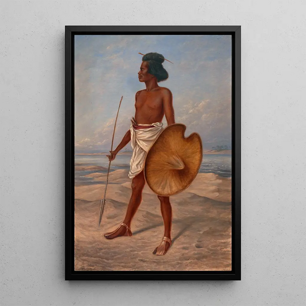 Nubien - Antonio Zeno Shindler — quadro incorniciato alla parete