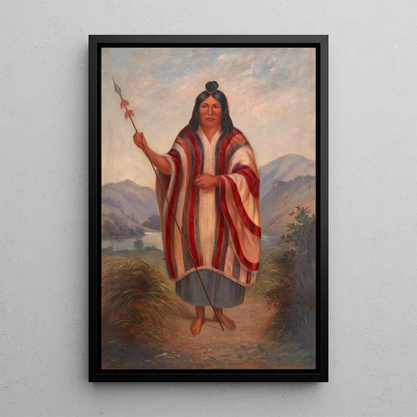 indiano peruviano - Antonio Zeno Shindler — quadro incorniciato alla parete