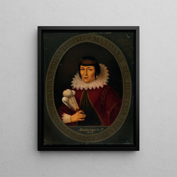 Pocahontas - Antonio Zeno Shindler — quadro incorniciato alla parete