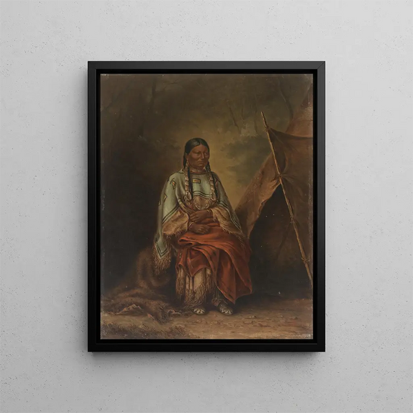 Squaw à queue tachetée - Antonio Zeno Shindler — quadro incorniciato alla parete