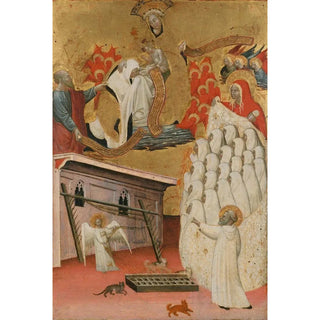 Antonio del Massaro da Viterbo - Santa Francesca Romana Clothed by the Virgin.webp