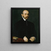 Ritratto di un gentiluomo - Antonis Mor — quadro incorniciato alla parete