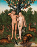 Adam e Eva e l'albero della conoscenza - Antonius Heusler — vista dell’opera